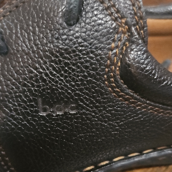 b.o.c Women's Black Leather Lace Up Casual Oxfords - Picture 2 of 12